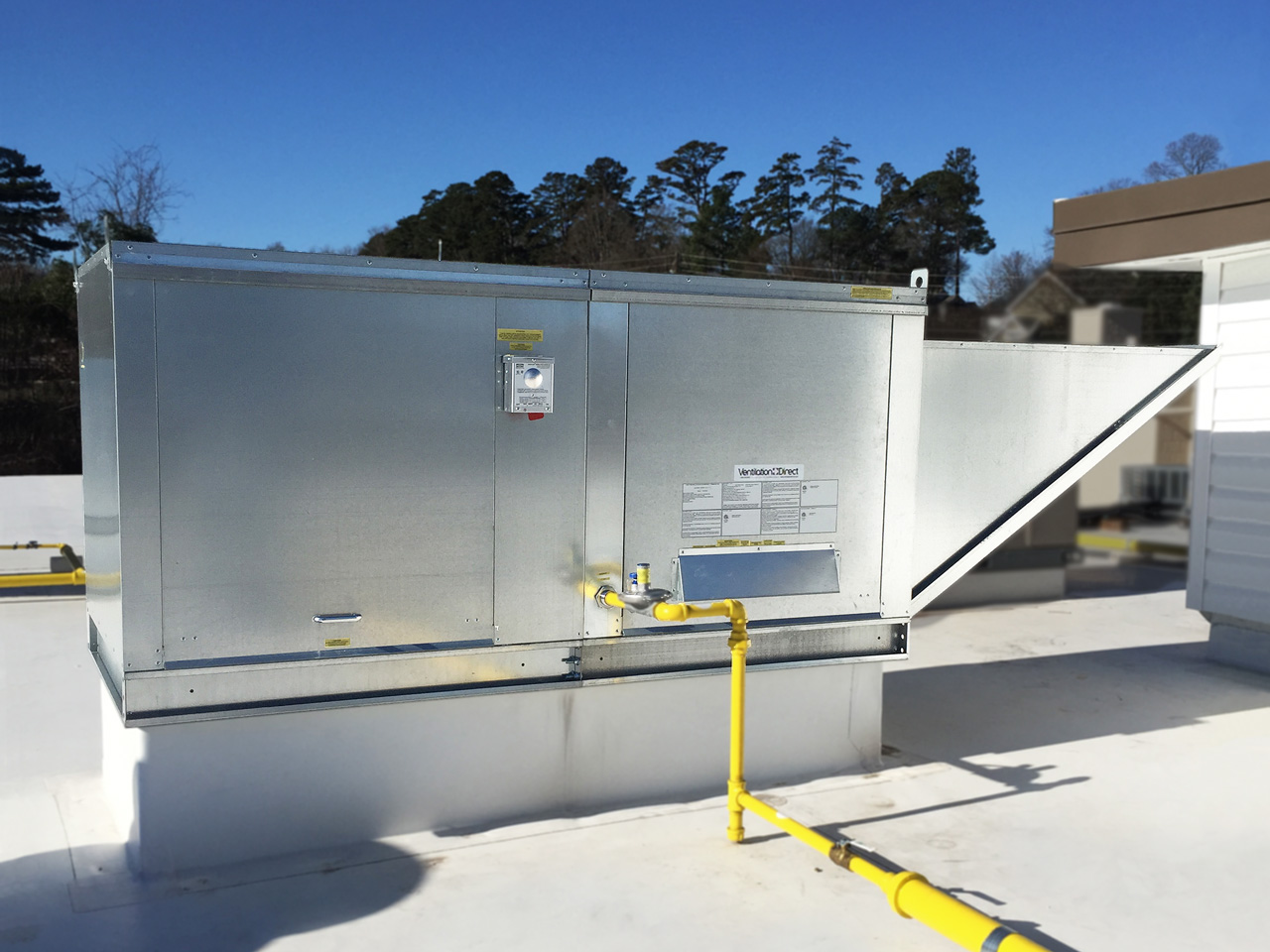 Picture of Direct Gas Fired Heated Make Up Air Unit - 4500 CFM