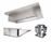 Picture of 6' Wall Canopy Hood, Fan, Direct Fired Heated Makeup Air Unit System